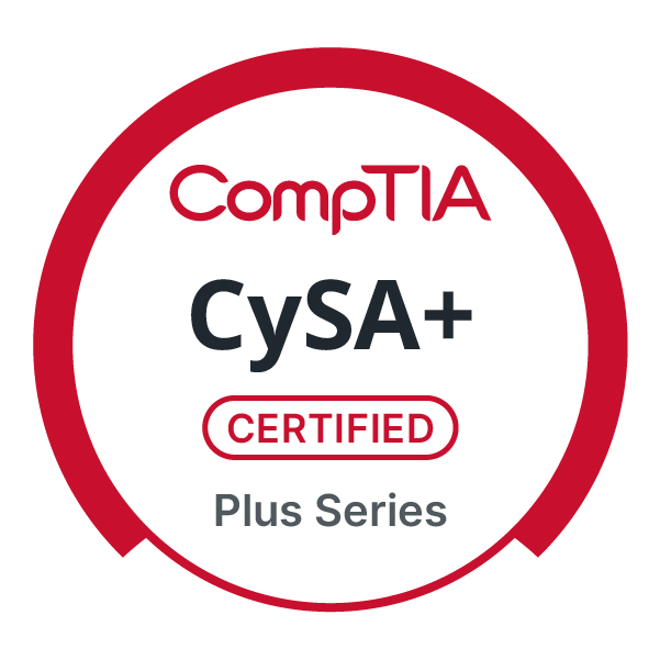 CompTIA CySA+ badge