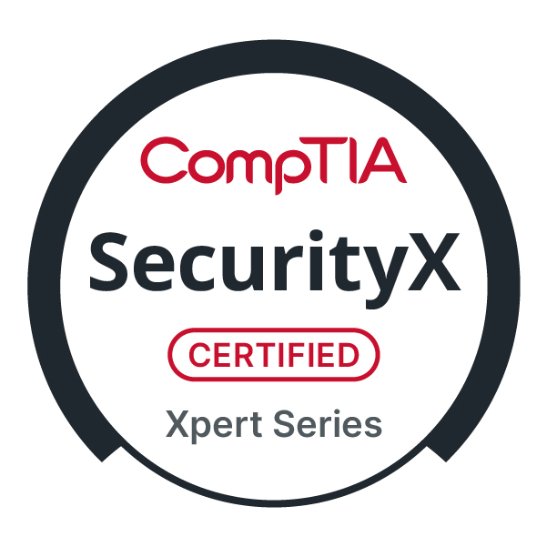 CompTIA SecurityX badge